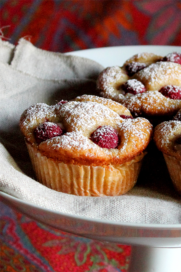 Muffin ai lamponi con yogurt