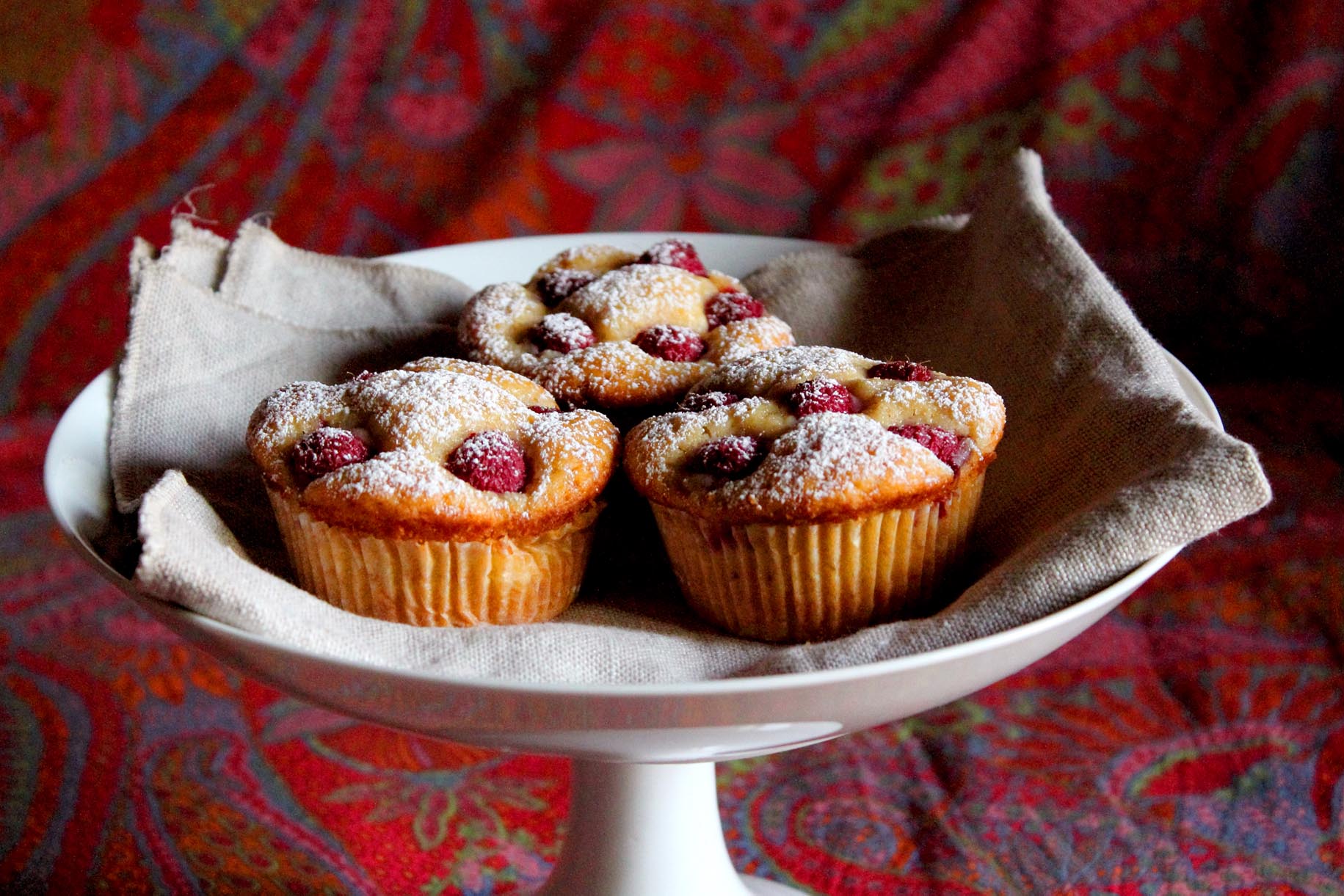 Muffin ai lamponi con yogurt