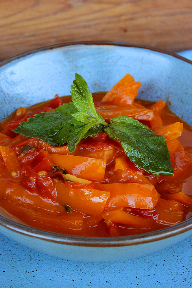 peperonata in agrodolce