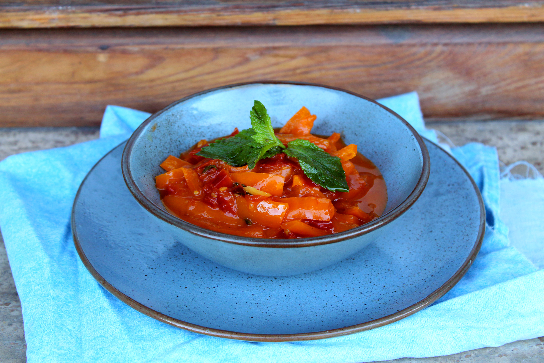 peperonata in agrodolce