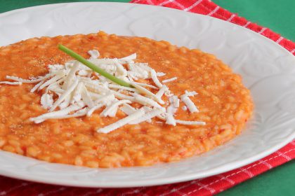 Risotto al pomodoro caramellato